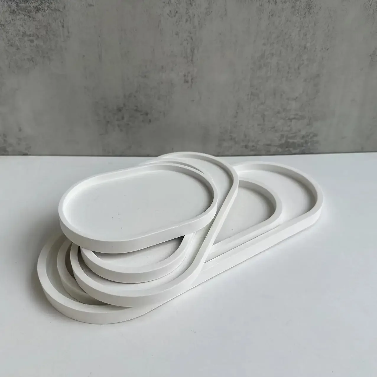 Drip Tray Saucer - Yuvarlak Saksı Tabanı Kalıbı, Çimento Damlama
