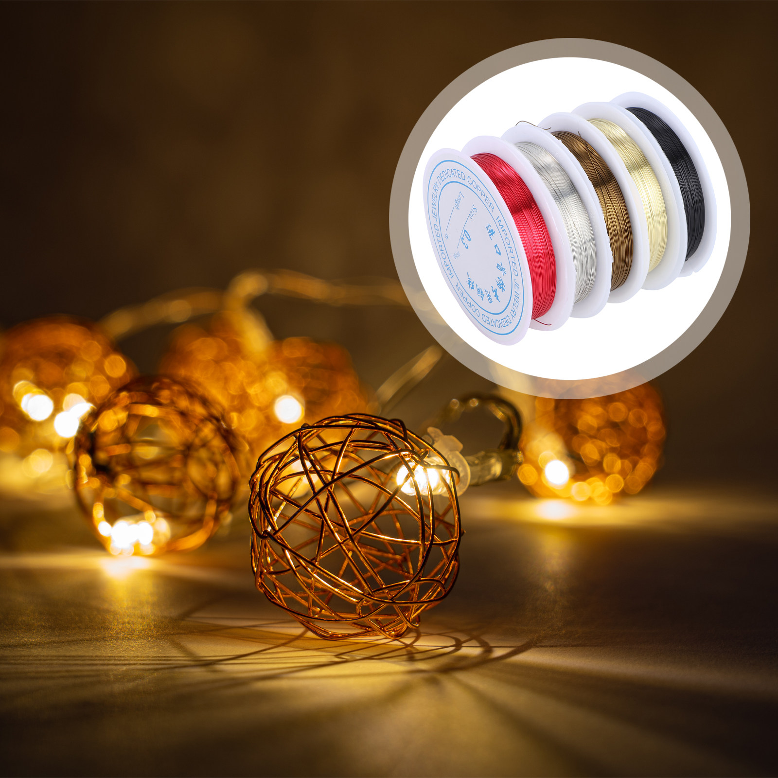 5 Rulo 26 Ölçü Bakır Tel Takı  - Copper Wire Roll incelemesi ve fiyatı