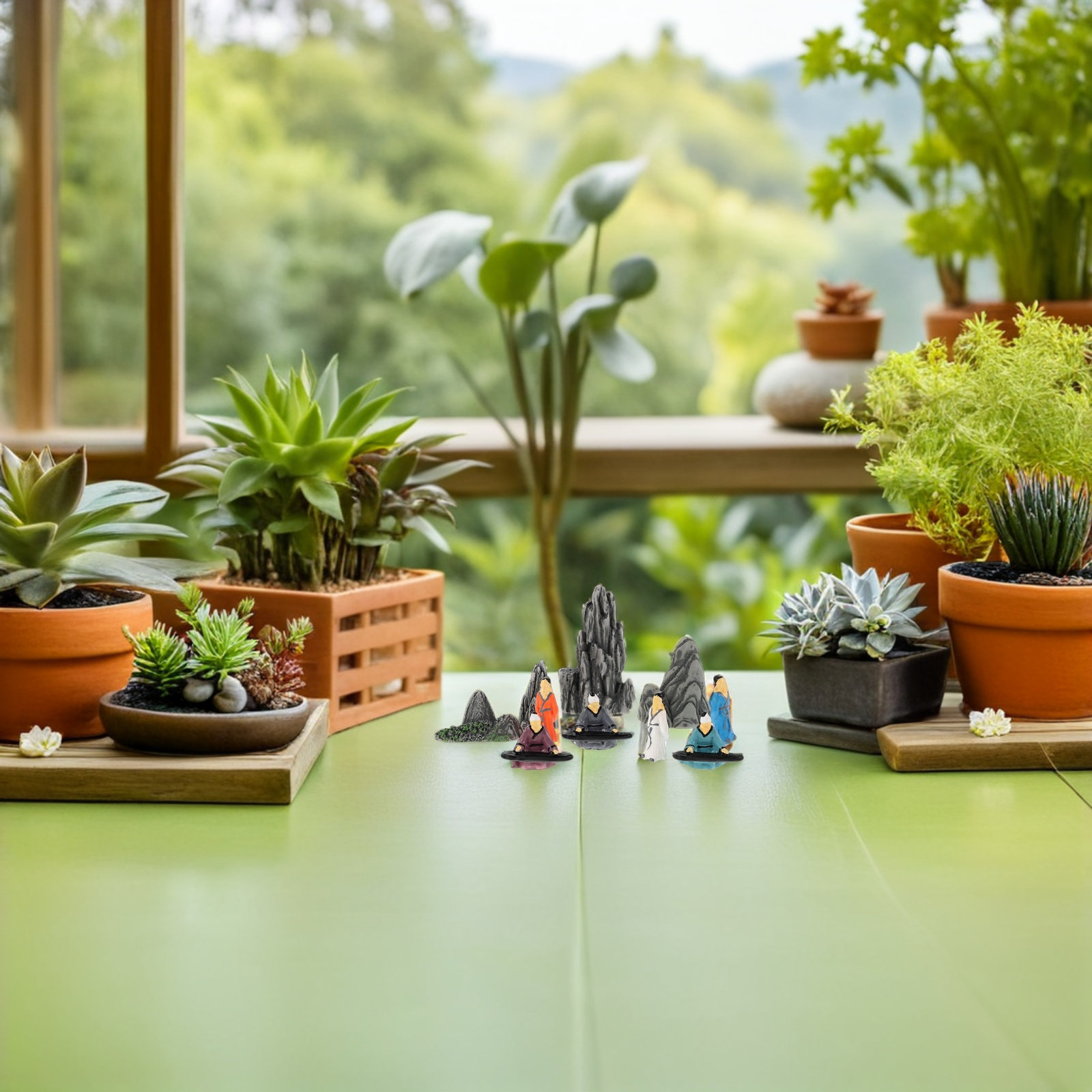10 Adet Reçine Minyatür Çin Sa - Bonsai Garden Landscape Design incelemesi ve fiyatı
